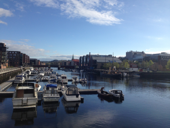 Nidelva i Trondheim.