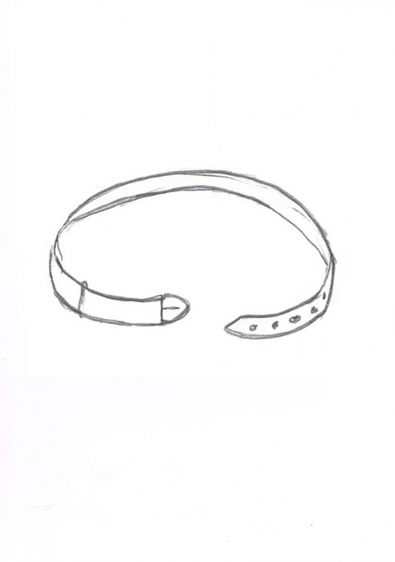 Tegning av et belte.