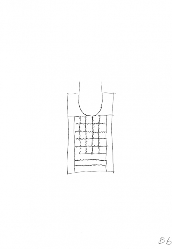 Tegning av et barmklede.