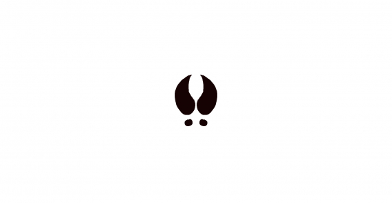 Tegning av reinspor.