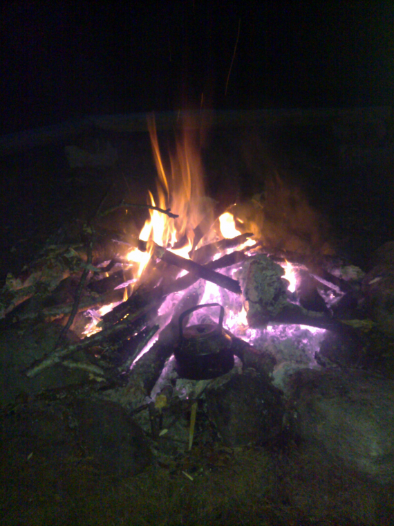 Bilde av et bål.