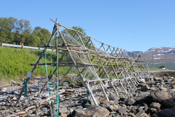 Foto av en fiskehjell.