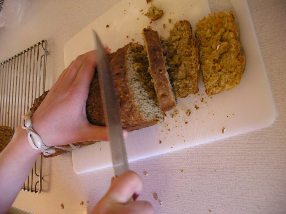 Skjære brødskiver.