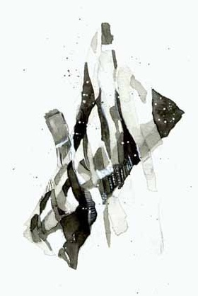 Kunstverk i svart-hvitt.