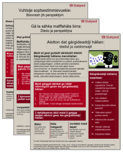 Informasjonsplakat om løpsk tale