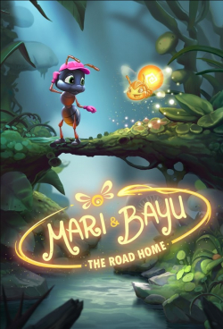 Fremside av spill, med tegning av et insekt og en lysende bie.