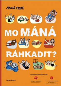 Omslag med lekne illustrasjoner av babyer i ulike situasjoner