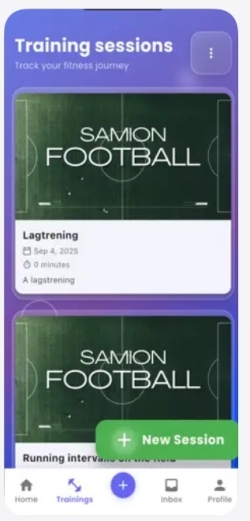 Bilde av en Appside med navnet Samion Football.