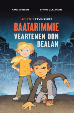 Bokomslag med bilde av to barn i en større by