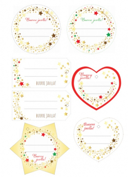 7 gavelapper med den samiske teksten god jul