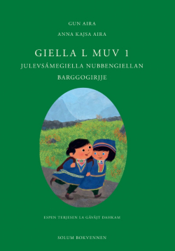 Omslag av boken Giella l muv 1 - barggogirjje