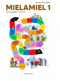 Omslag av boka Mielamiel 1, med tegning av bordspill.