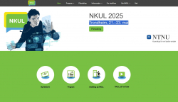 Forsiden til NKUL konferanse siden på nettet.