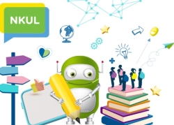 Illustrasjon om digital læring