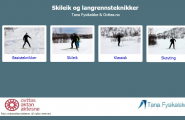 digital_ressurs Skileik og langrennsteknikker