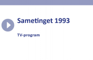 Sametinget 1993 