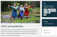 Joik i grunnskolen