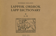Lappisk ordbok - Lapp dictionary