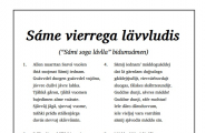 dokument Sáme vierrega lävvludis
